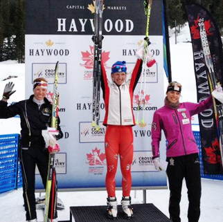 CXC on the podiun at Haywood